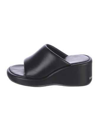 Balenciaga Leather Slides