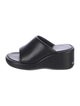 Balenciaga Leather Slides