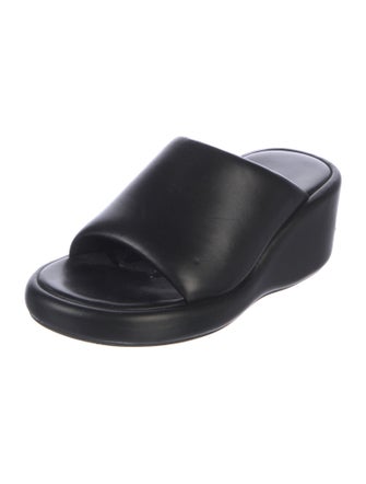 Balenciaga Leather Slides