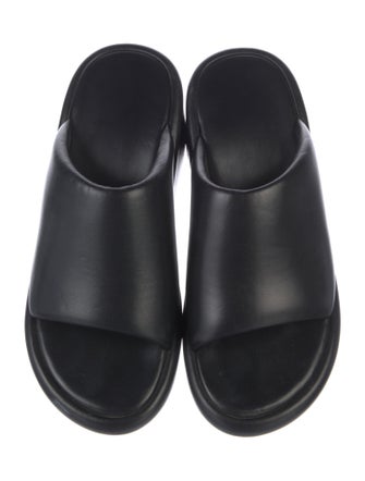 Balenciaga Leather Slides
