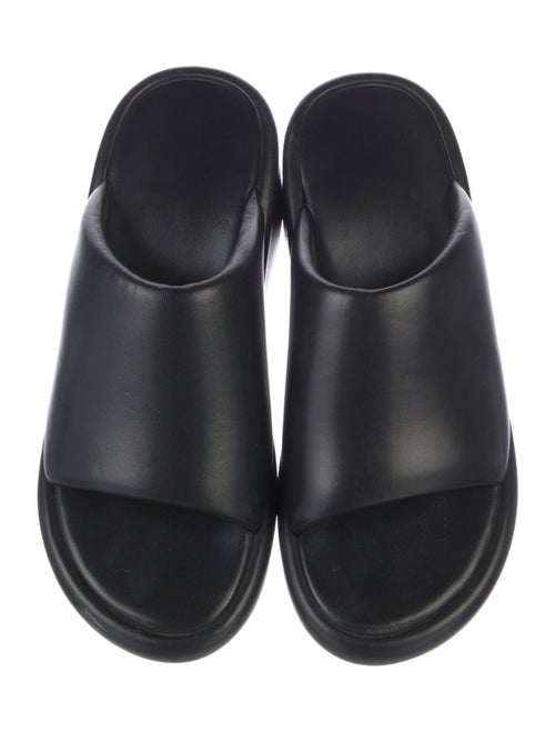 Balenciaga Leather Slides