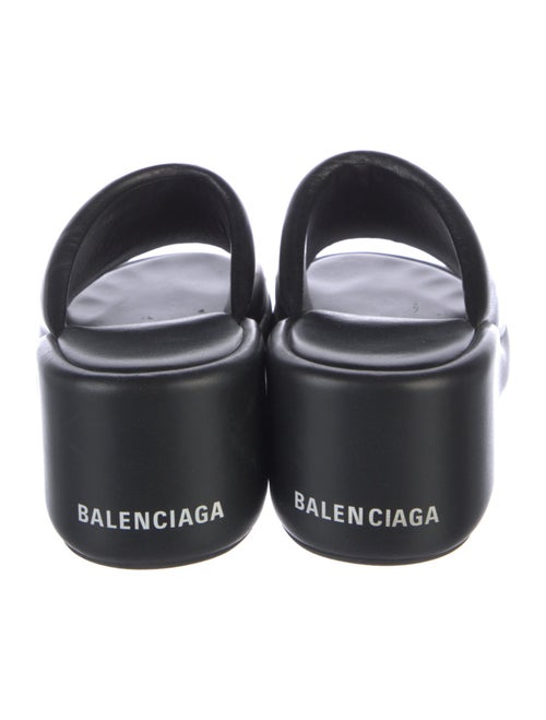 Balenciaga Leather Slides