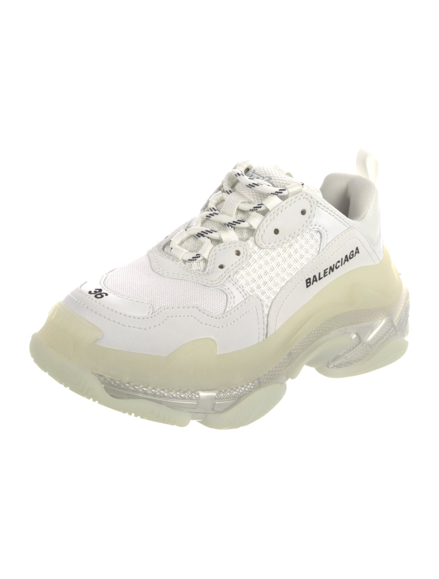Balenciaga Triple S Clear Sole Chunky Sneakers