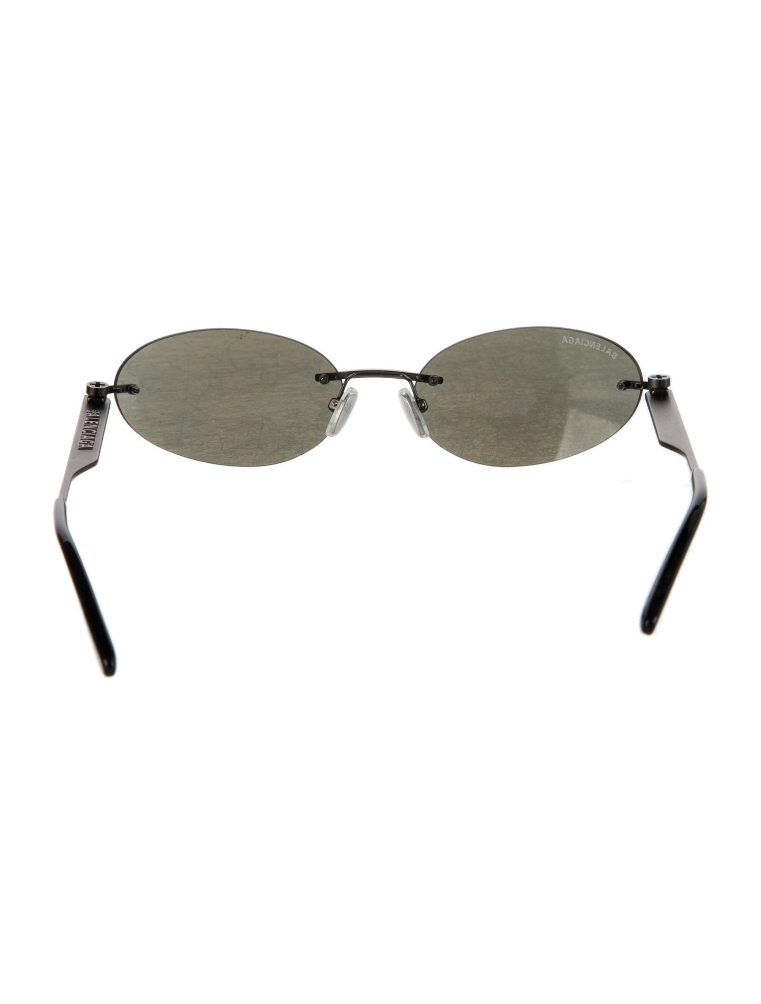 Balenciaga Cat-Eye Mirrored Sunglasses