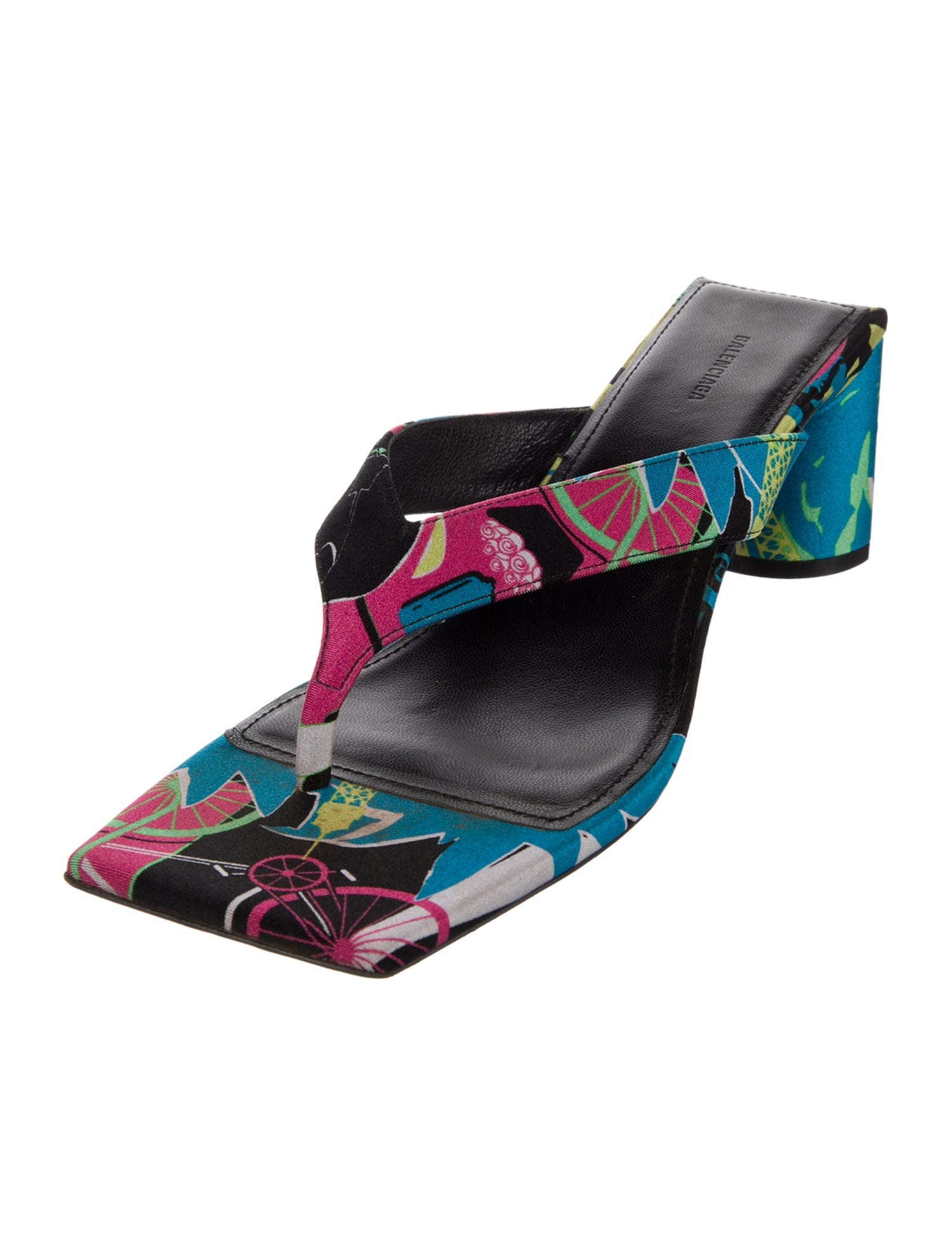 Balenciaga Printed Flip Flops