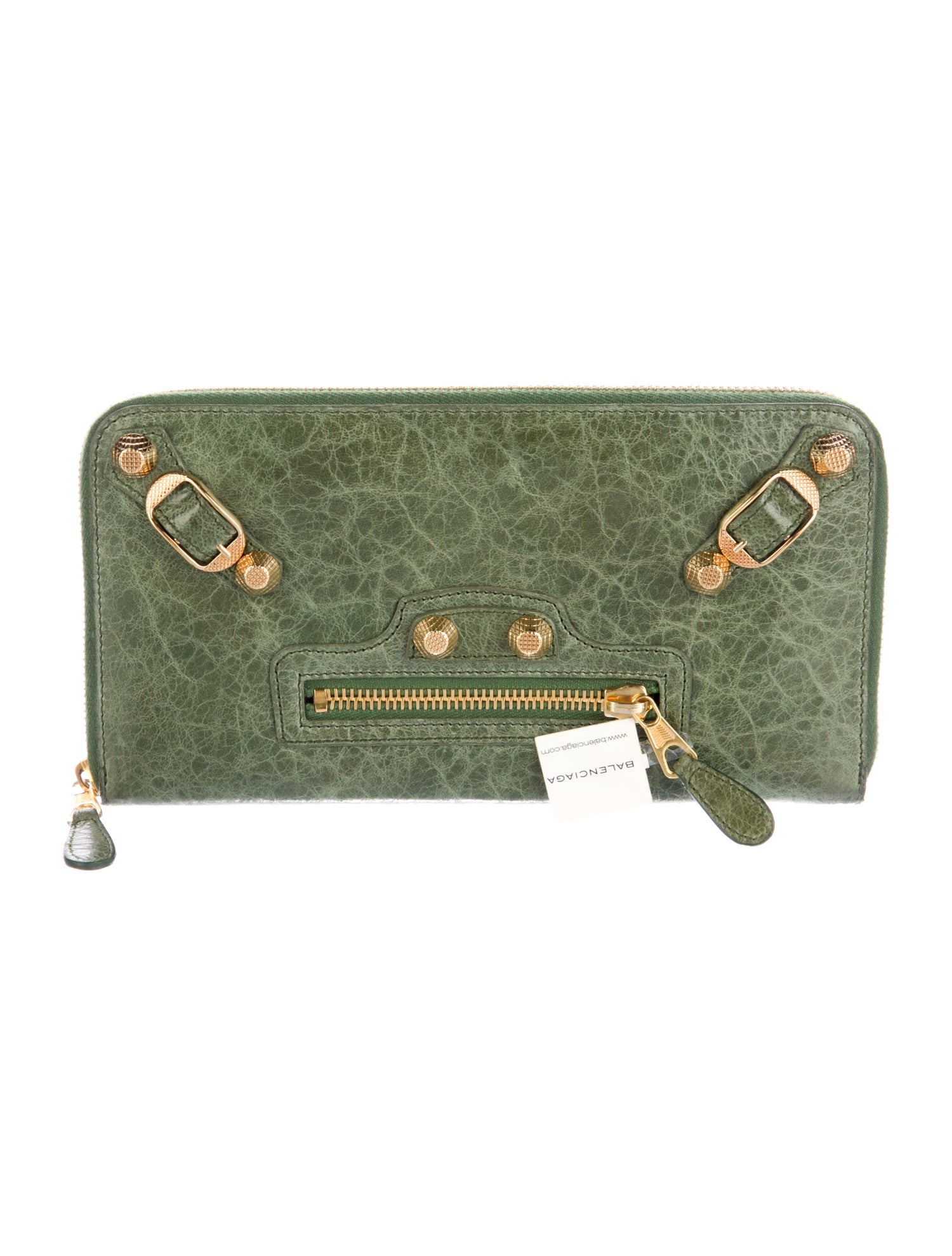 Balenciaga Leather Continental Wallet