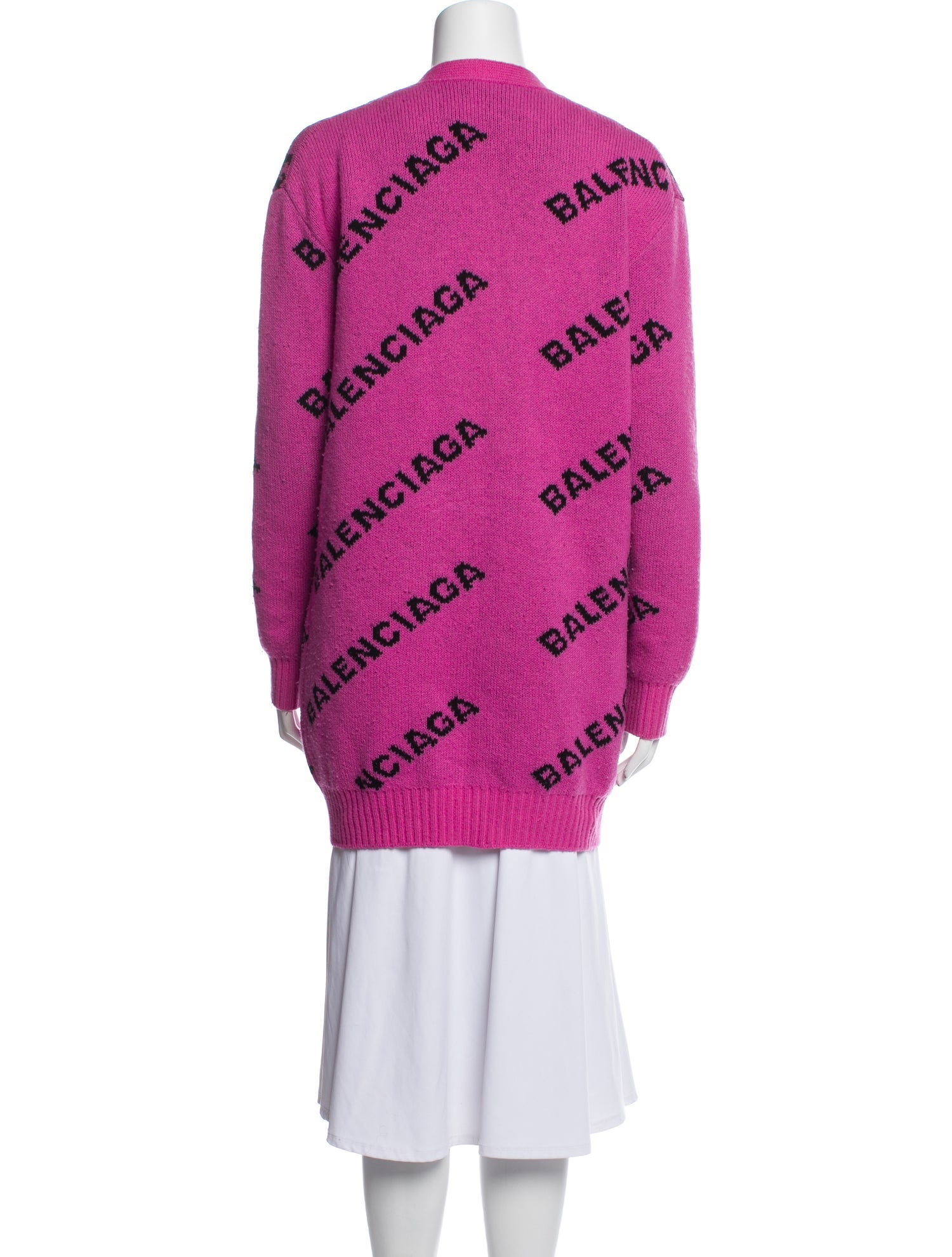 Balenciaga 2019 All Over Logo Sweater