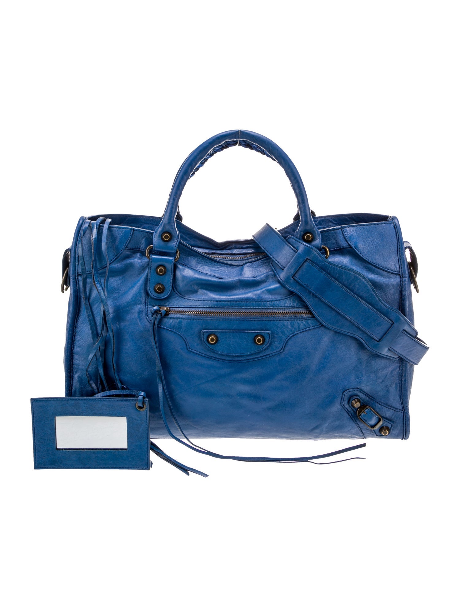 Balenciaga Leather Motocross Classic City