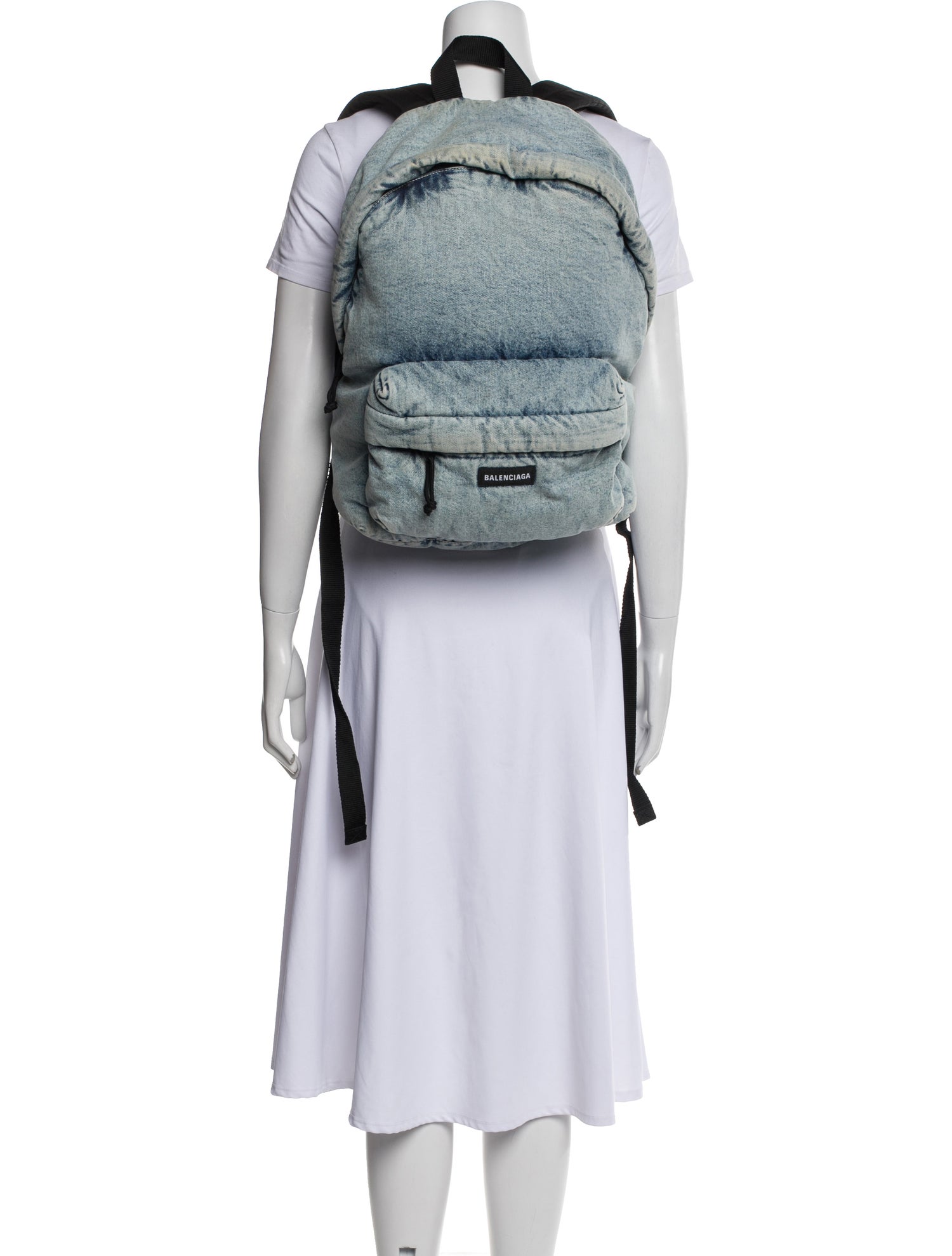 Balenciaga Denim Backpack