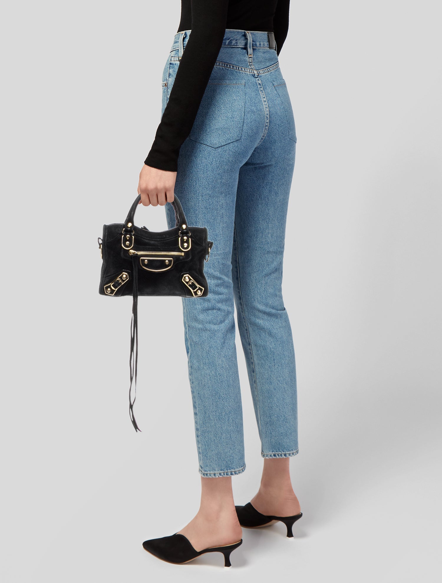 Balenciaga Suede Classic City Mini