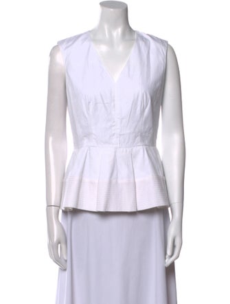 Balenciaga 2015 V-Neck Blouse