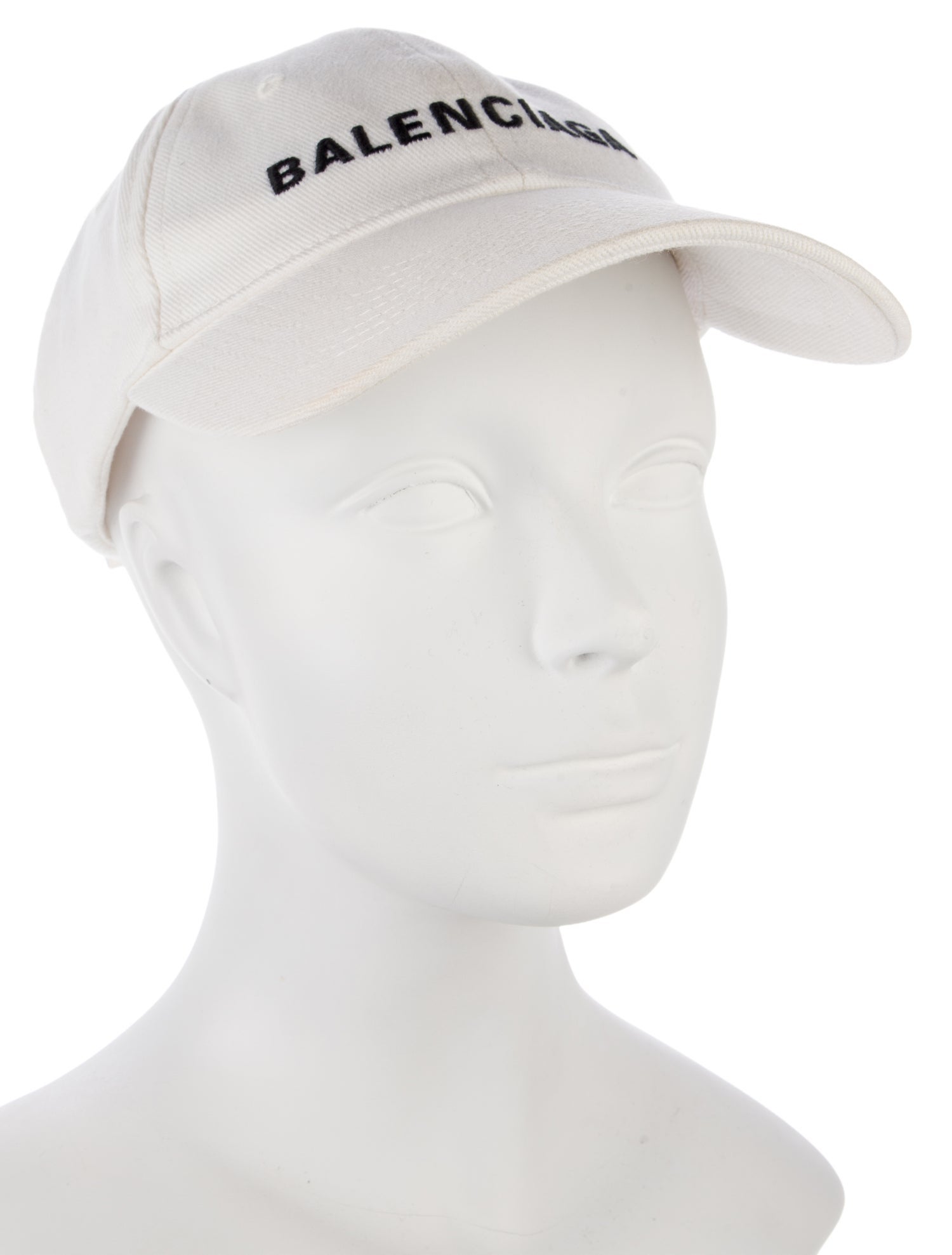 Balenciaga White logo baseball cap
