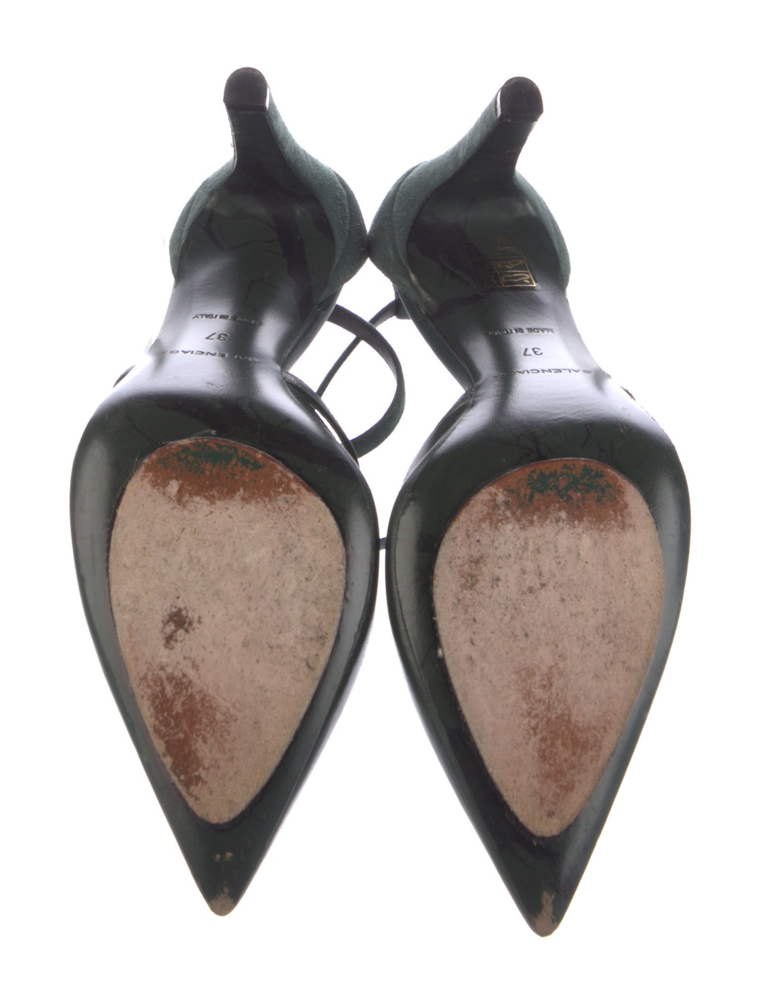 Balenciaga Leather D'Orsay Pumps