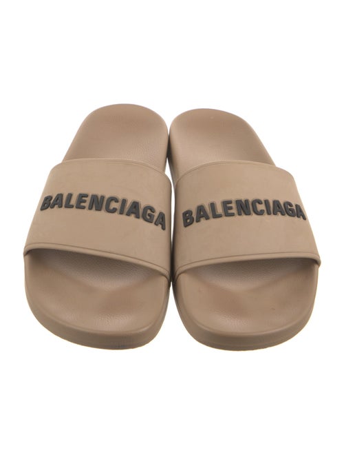 Balenciaga Rubber Printed Slides