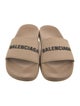Balenciaga Rubber Printed Slides