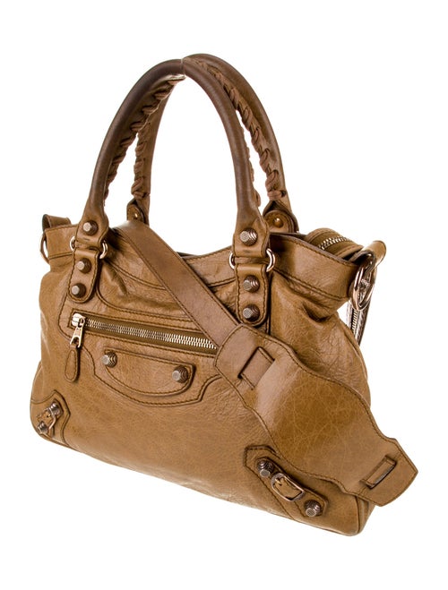 Balenciaga Leather Motocross Classic City Medium