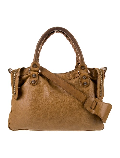 Balenciaga Leather Motocross Classic City Medium