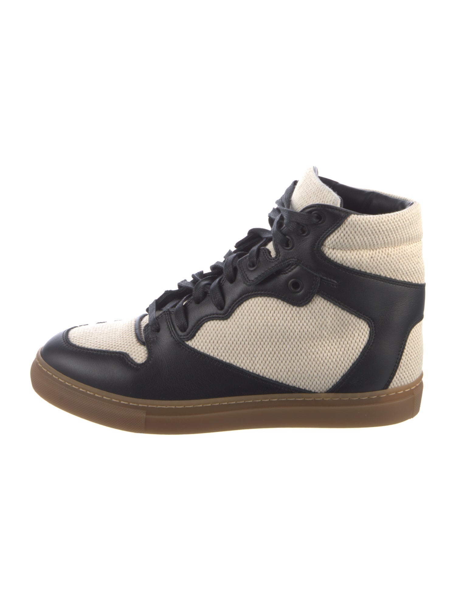 Balenciaga Canvas Colorblock Pattern Sneakers