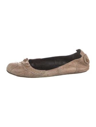 Balenciaga Leather Ballet Flats