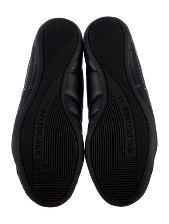 Balenciaga Leather Colorblock Pattern Sneakers