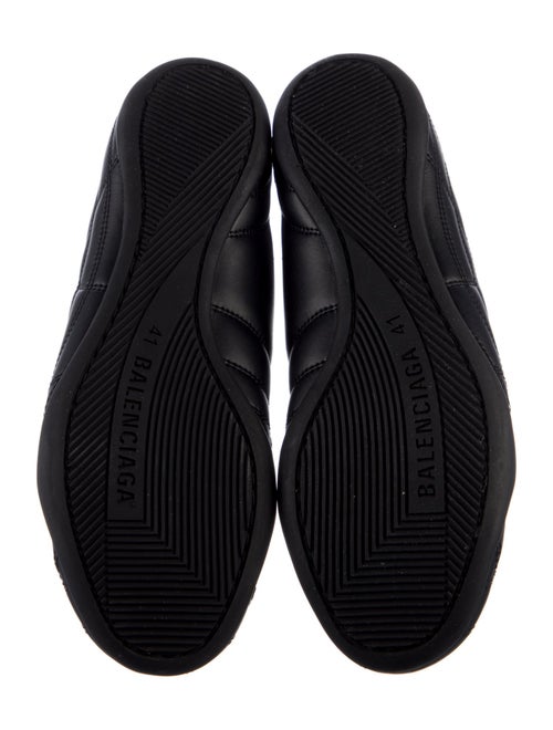 Balenciaga Leather Colorblock Pattern Sneakers