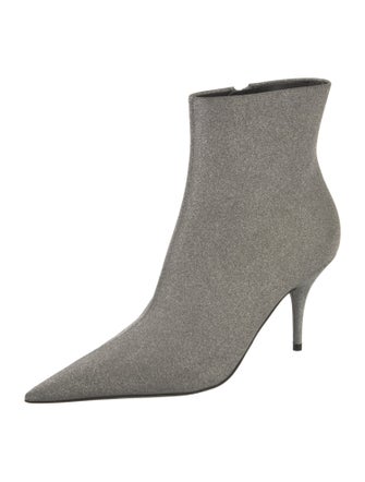 Balenciaga Glitter Knife Glitter Sock Boots