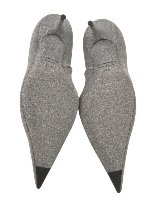 Balenciaga Glitter Knife Glitter Sock Boots