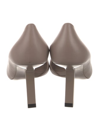 Balenciaga Void D'orsay Leather D'Orsay Pumps