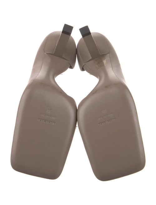 Balenciaga Void D'orsay Leather D'Orsay Pumps