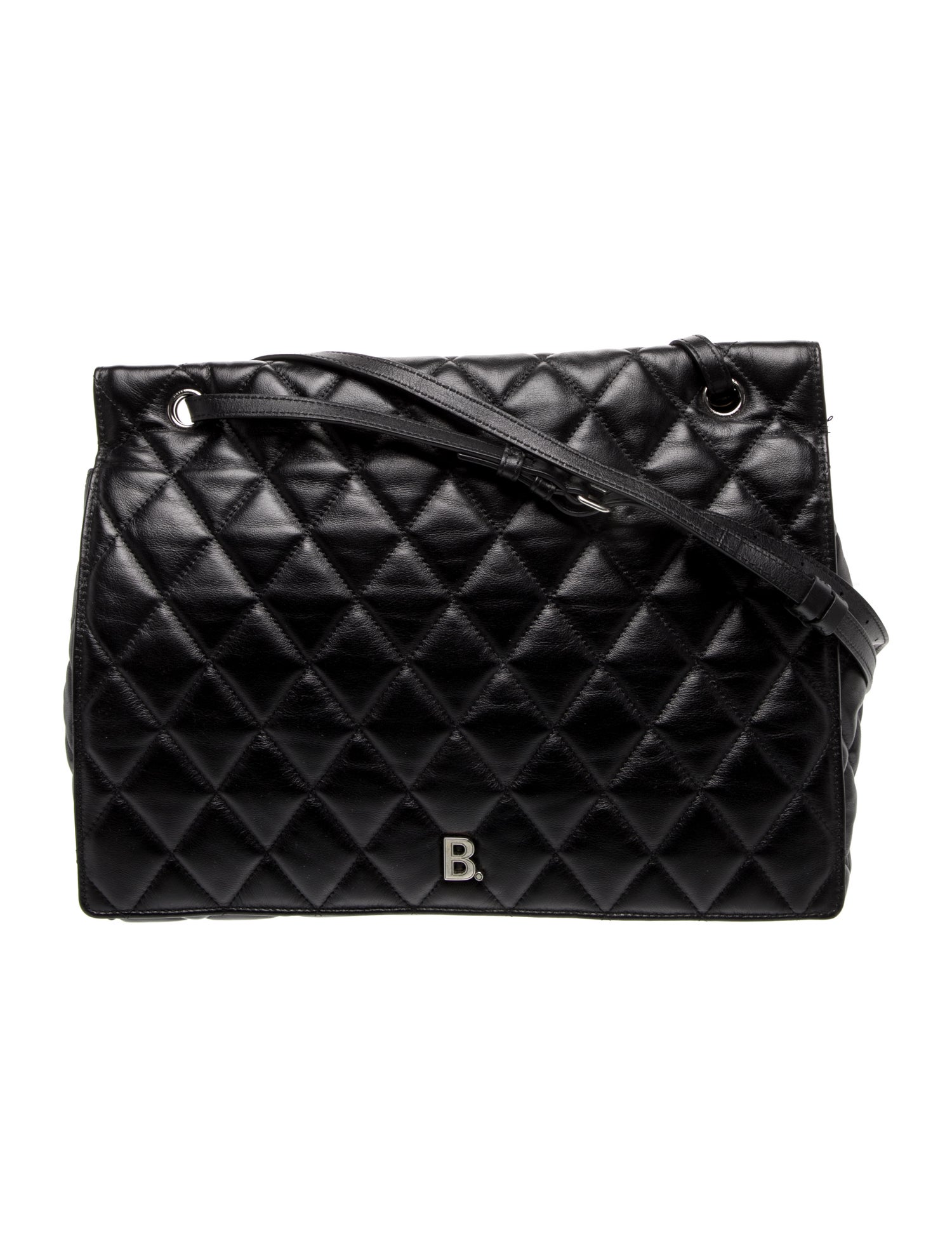 Balenciaga Leather Quilted Shoulder Bag