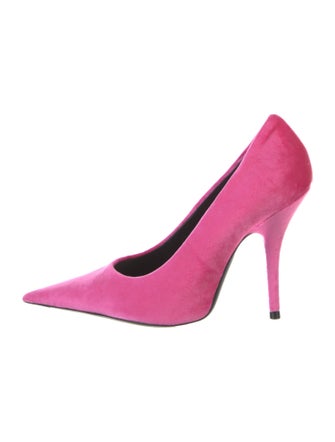 Balenciaga Velvet Pumps