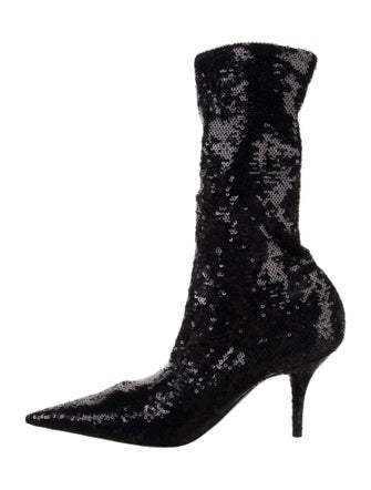 Balenciaga Sequin Knife Sequins Pumps