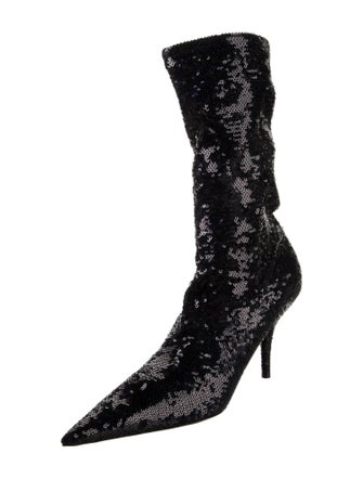 Balenciaga Sequin Knife Sequins Pumps
