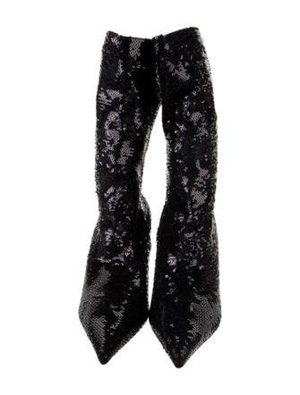 Balenciaga Sequin Knife Sequins Pumps