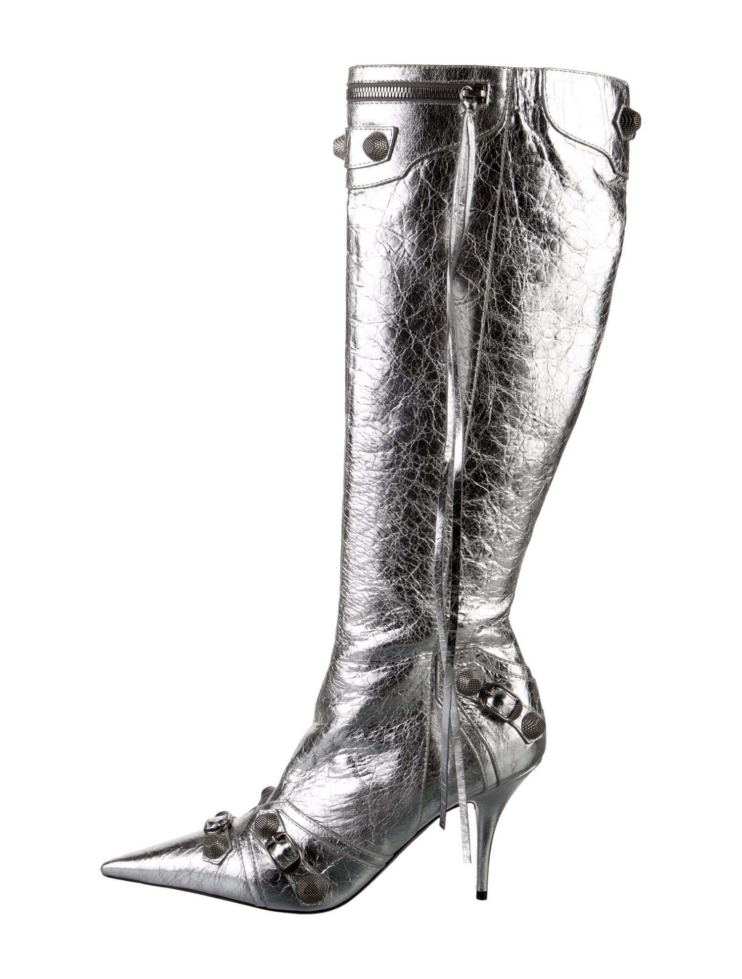 Balenciaga Cogale Leather Boots