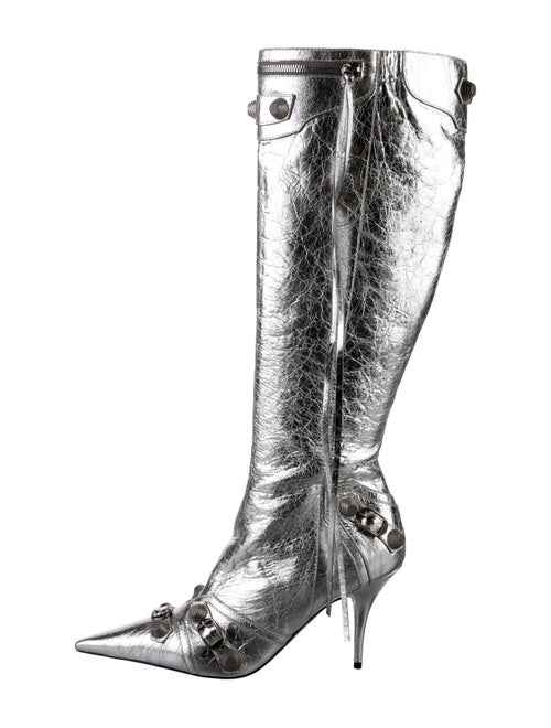 Balenciaga Cogale Leather Boots