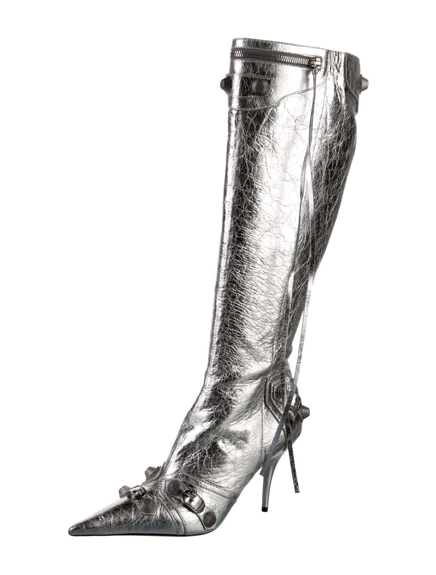 Balenciaga Cogale Leather Boots