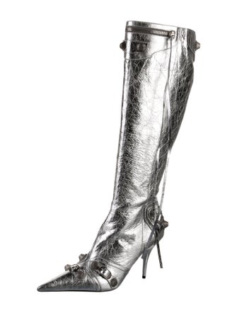 Balenciaga Cogale Leather Boots