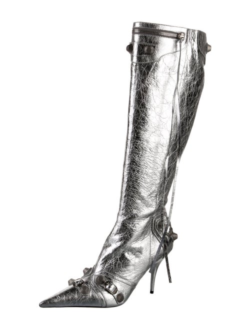 Balenciaga Cogale Leather Boots