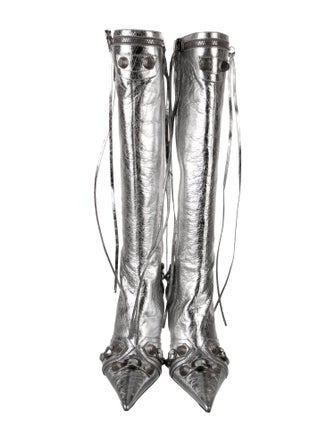 Balenciaga Cogale Leather Boots