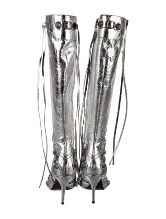 Balenciaga Cogale Leather Boots