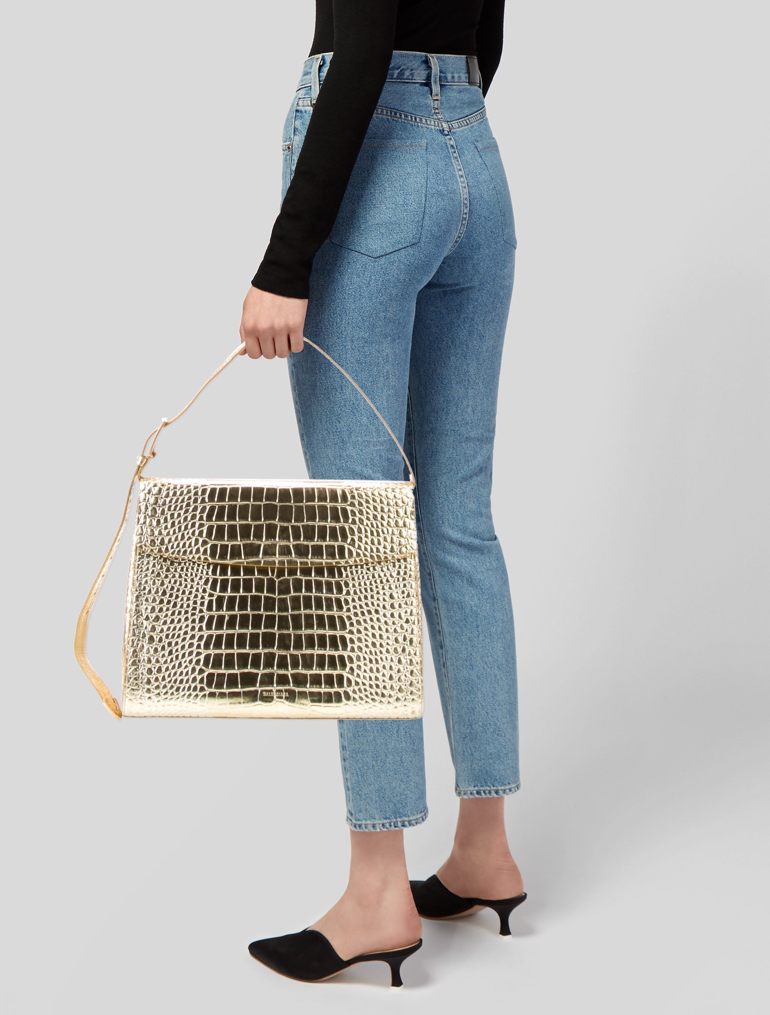 Balenciaga Leather Shoulder Bag Medium