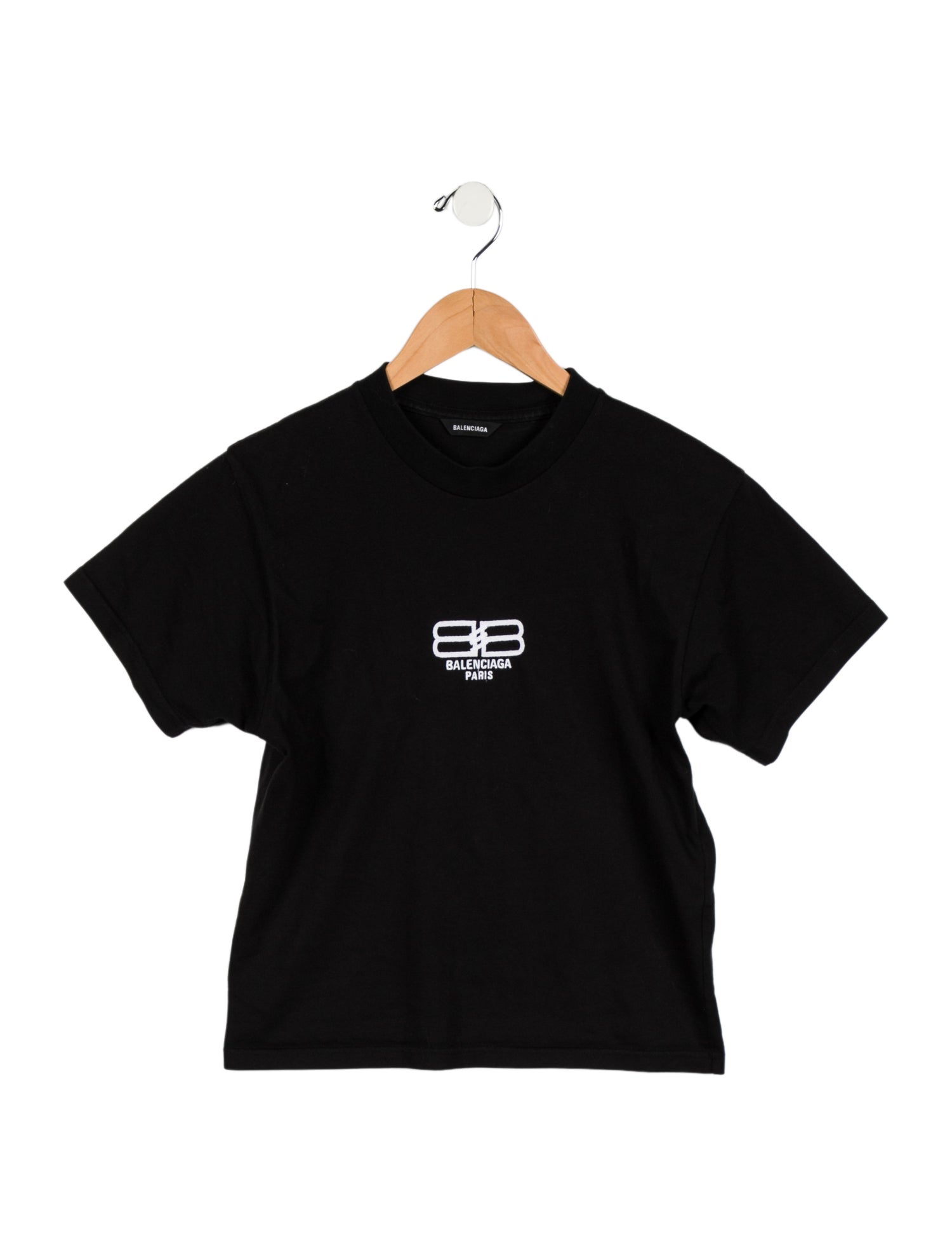 Balenciaga Boys' Embroidered Crew Neck T-Shirt