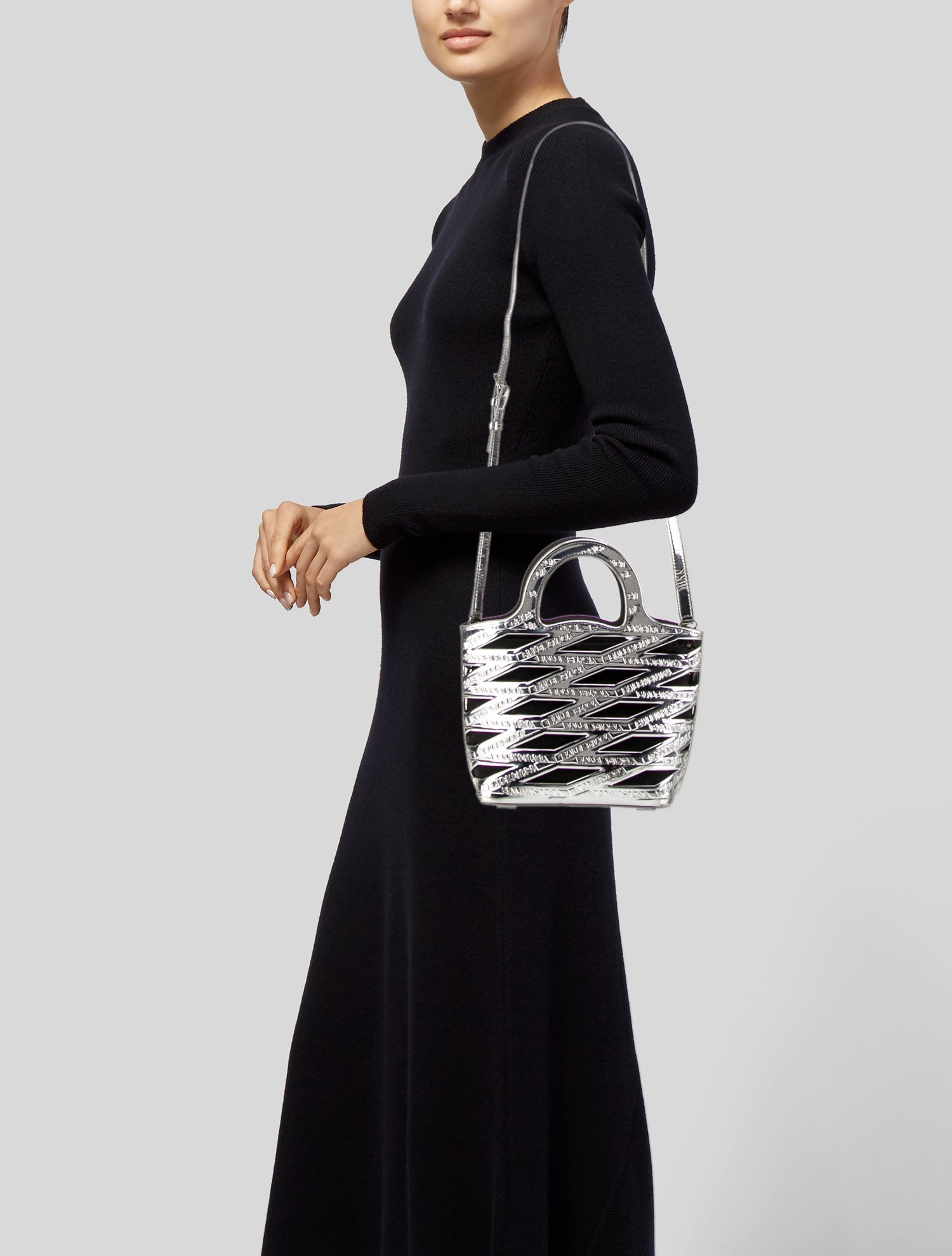 Balenciaga Patent Leather Shoulder Bag