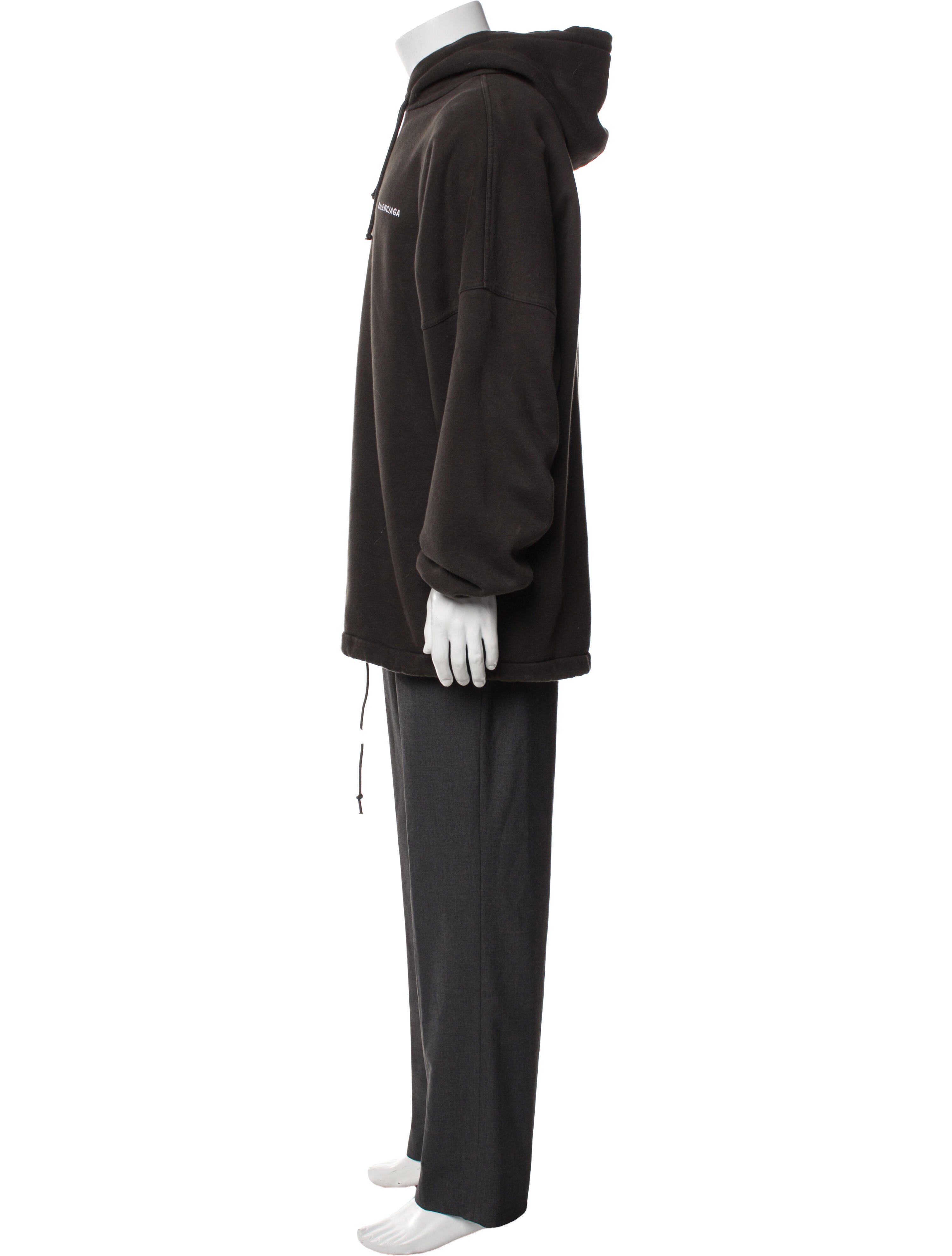 Balenciaga 2019 Signature Logo Hoodie