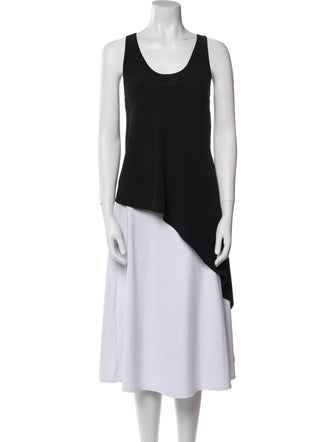 Balenciaga Scoop Neck Sleeveless Top