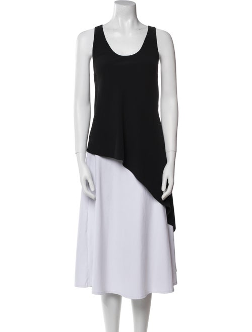 Balenciaga Scoop Neck Sleeveless Top