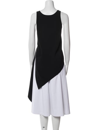 Balenciaga Scoop Neck Sleeveless Top