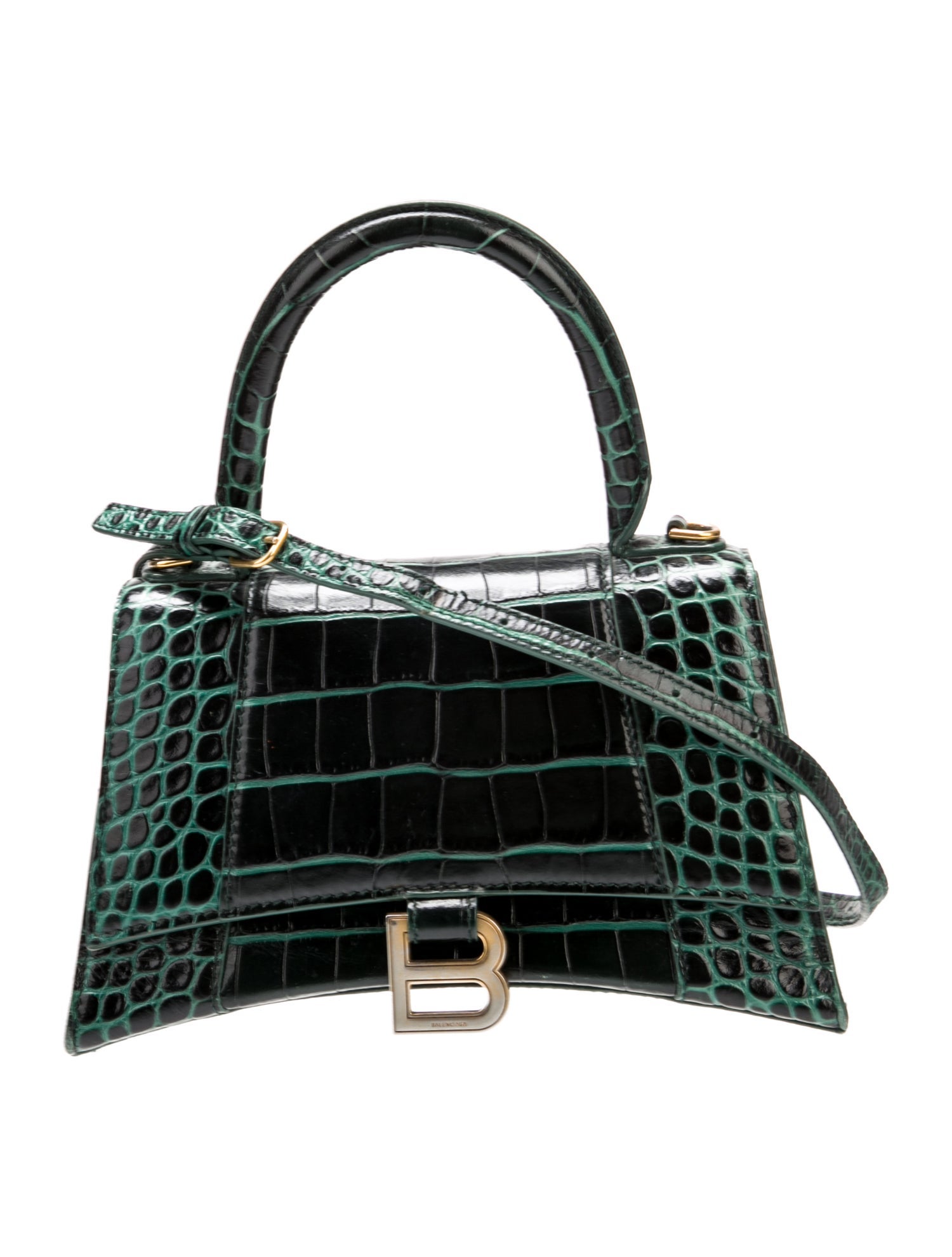 Balenciaga Crocodile Top Handle Bag