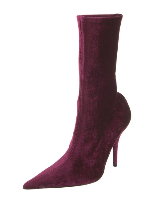 Balenciaga Velvet Sock Boots